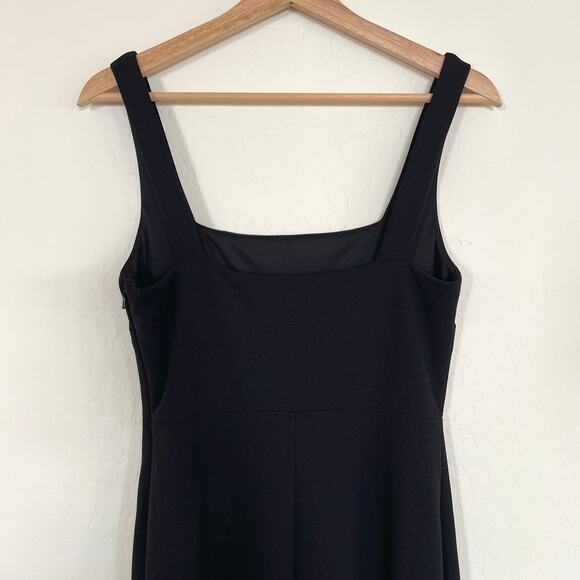 BHLDN Blake Black Square Neck Maxi Dress S Bridesmaid Formal Evening Gown - Picture 7 of 11